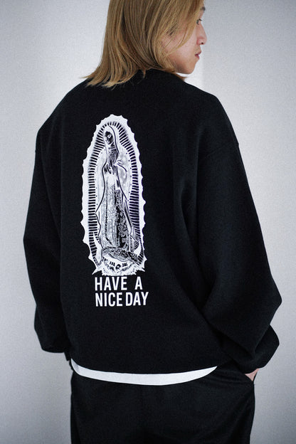 WASHED MIDDLE WEIGHT CREW NECK SWEAT SHIRT ( TYPE-2 )
