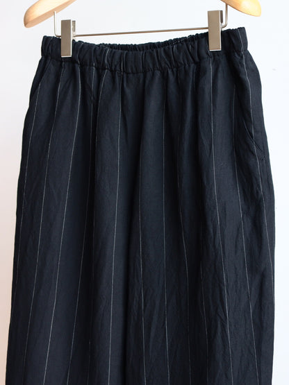 TROUSERS104 Copper EASY LINEN STRIPE