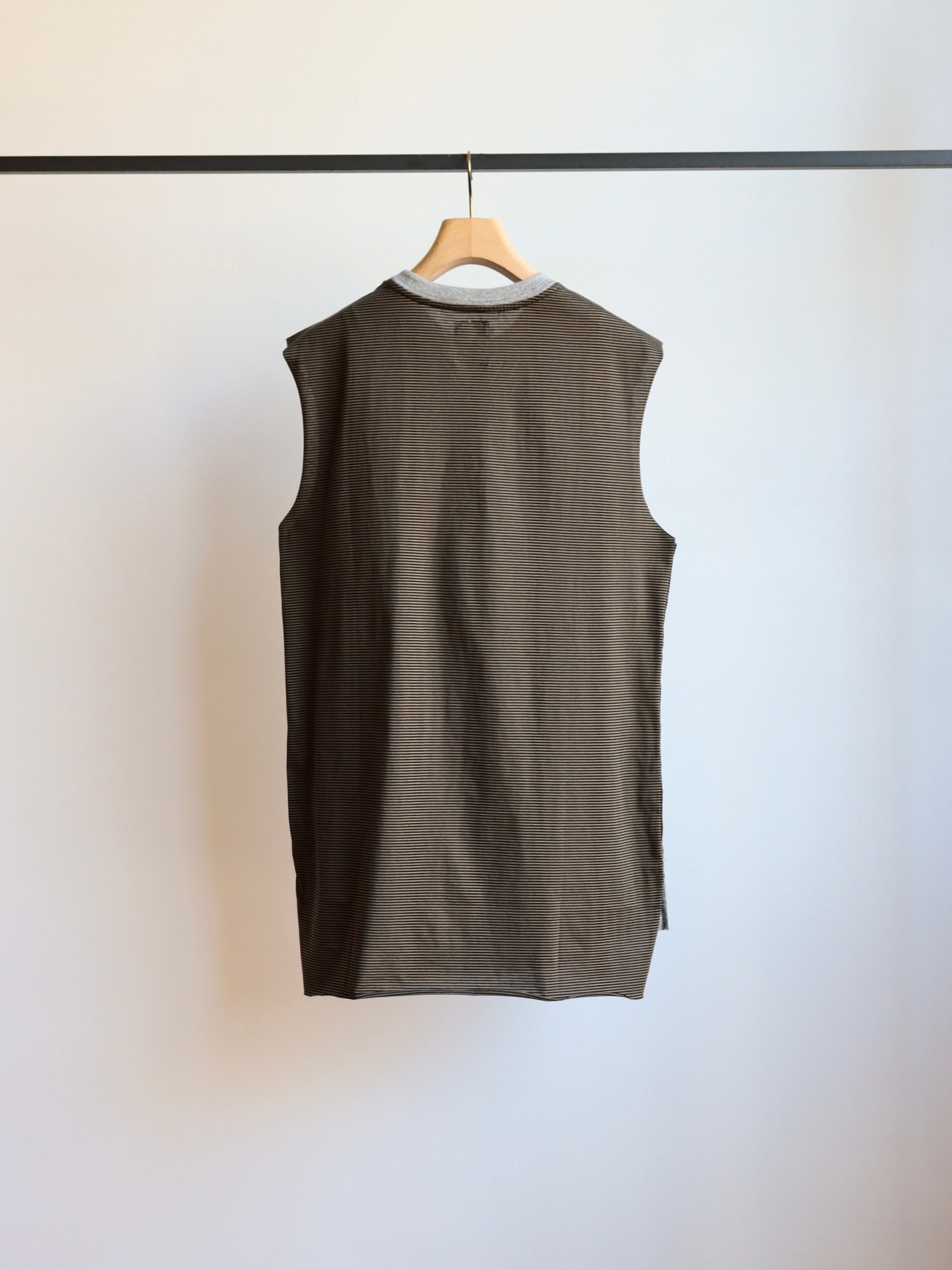 トップス Blackbird tank top oatmeal 正規取扱店 公式通販サイト BLACKBIRD ブラックバード layered tank