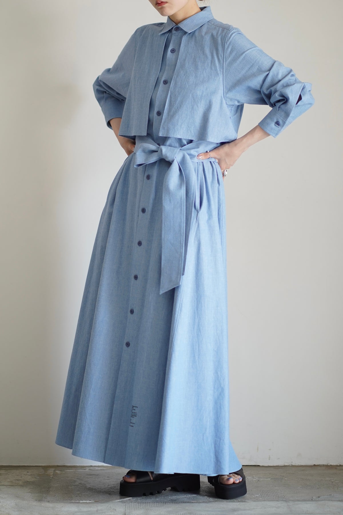 CHAMBRAY DRESS