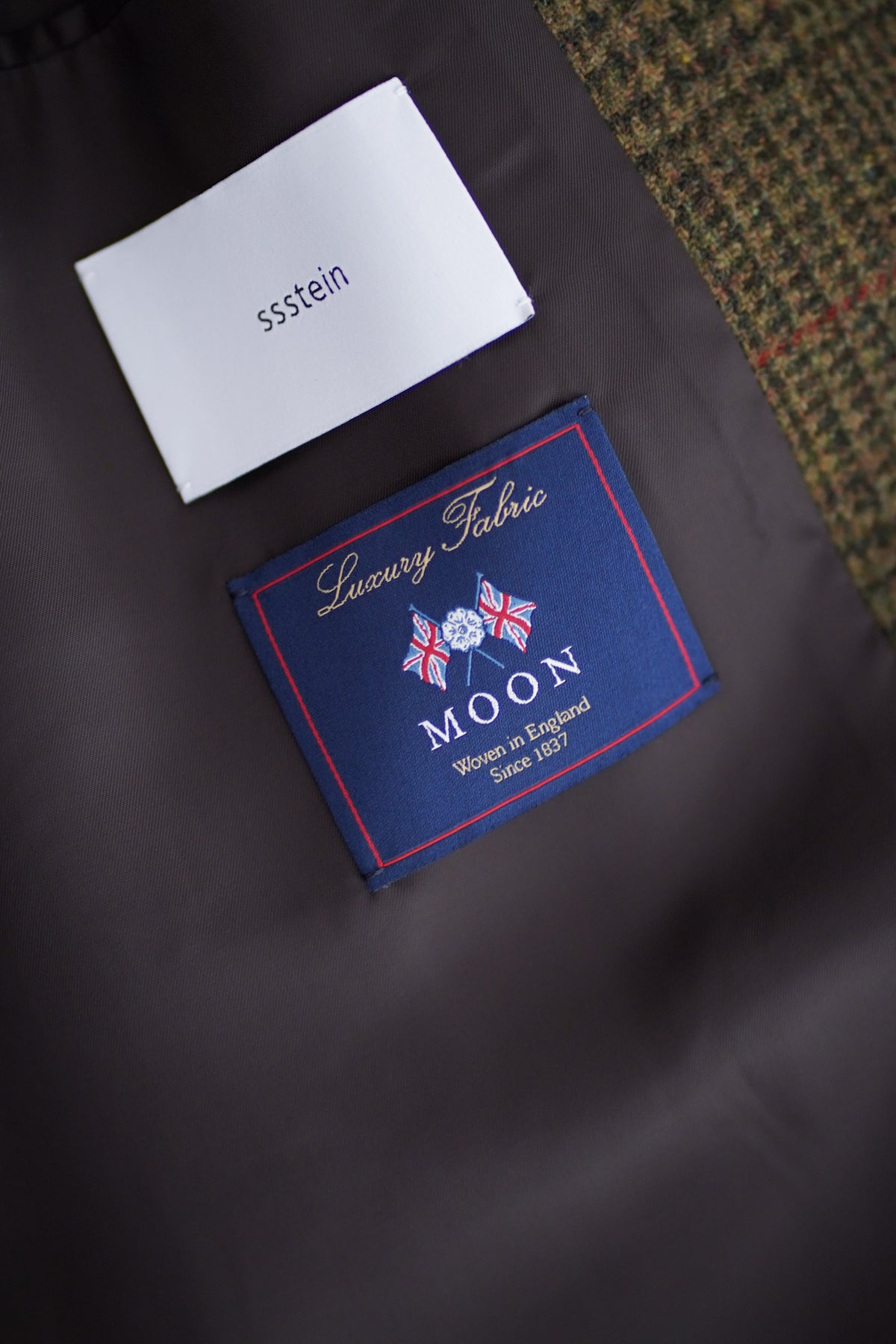 BRITISH TWEED RAGLAN SLEEVE BALMACAAN COAT