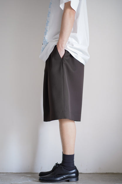 WIDE EASY SHORT TROUSERS