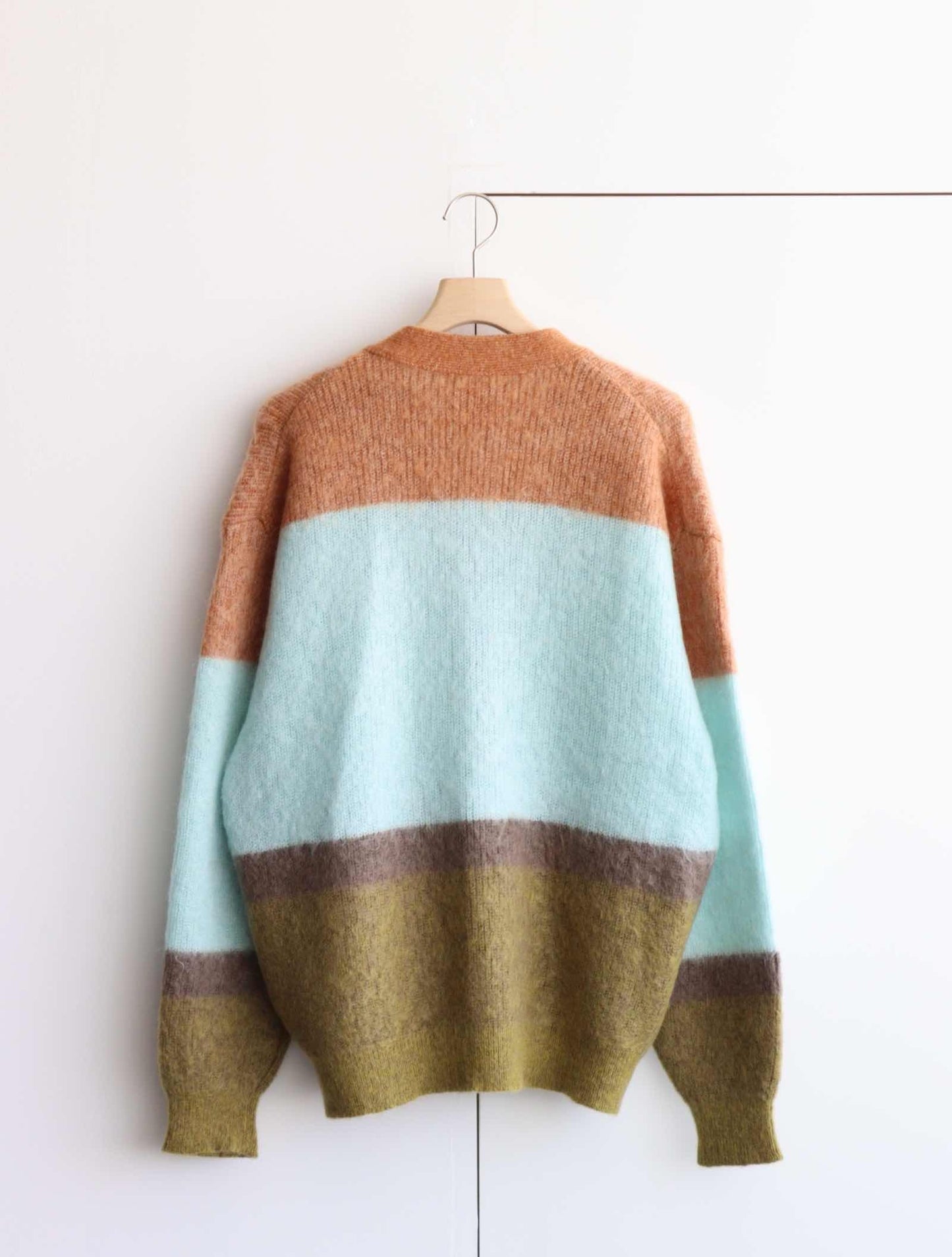 MOHAIR BORDER CARDIGAN