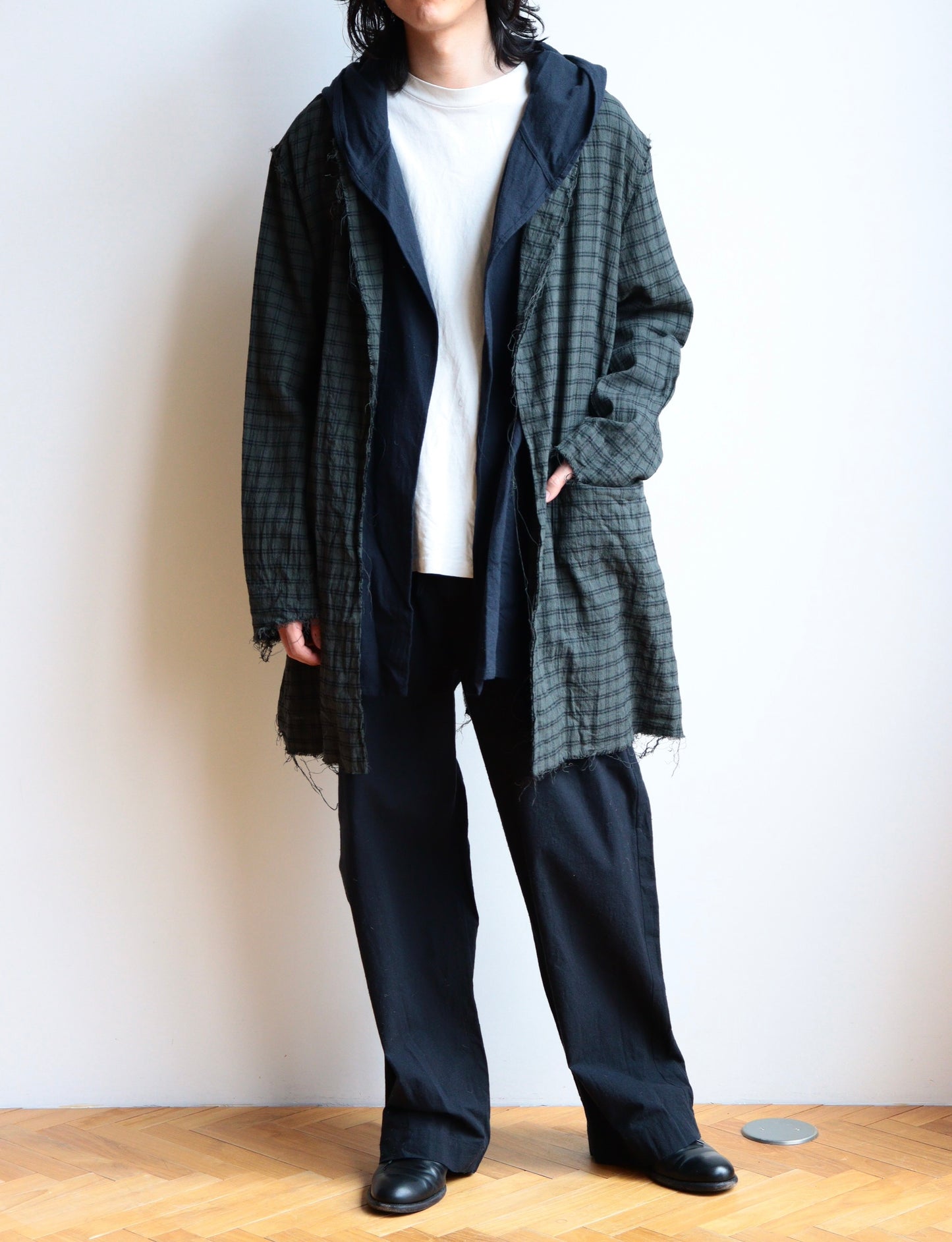 over sized toile coat