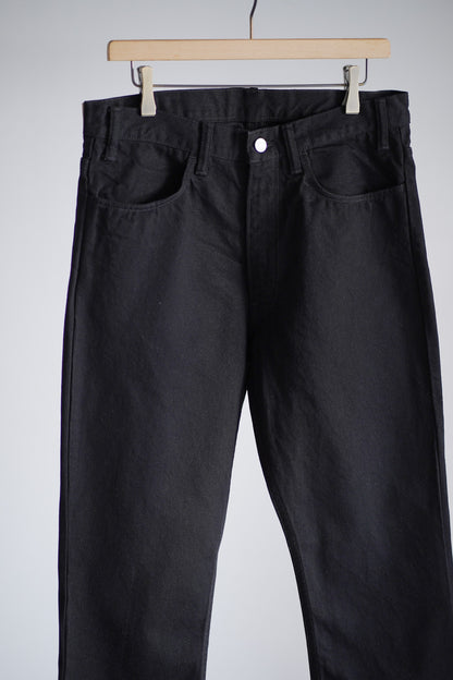 071 BLK FLARE DENIM PANTS/FLARE
