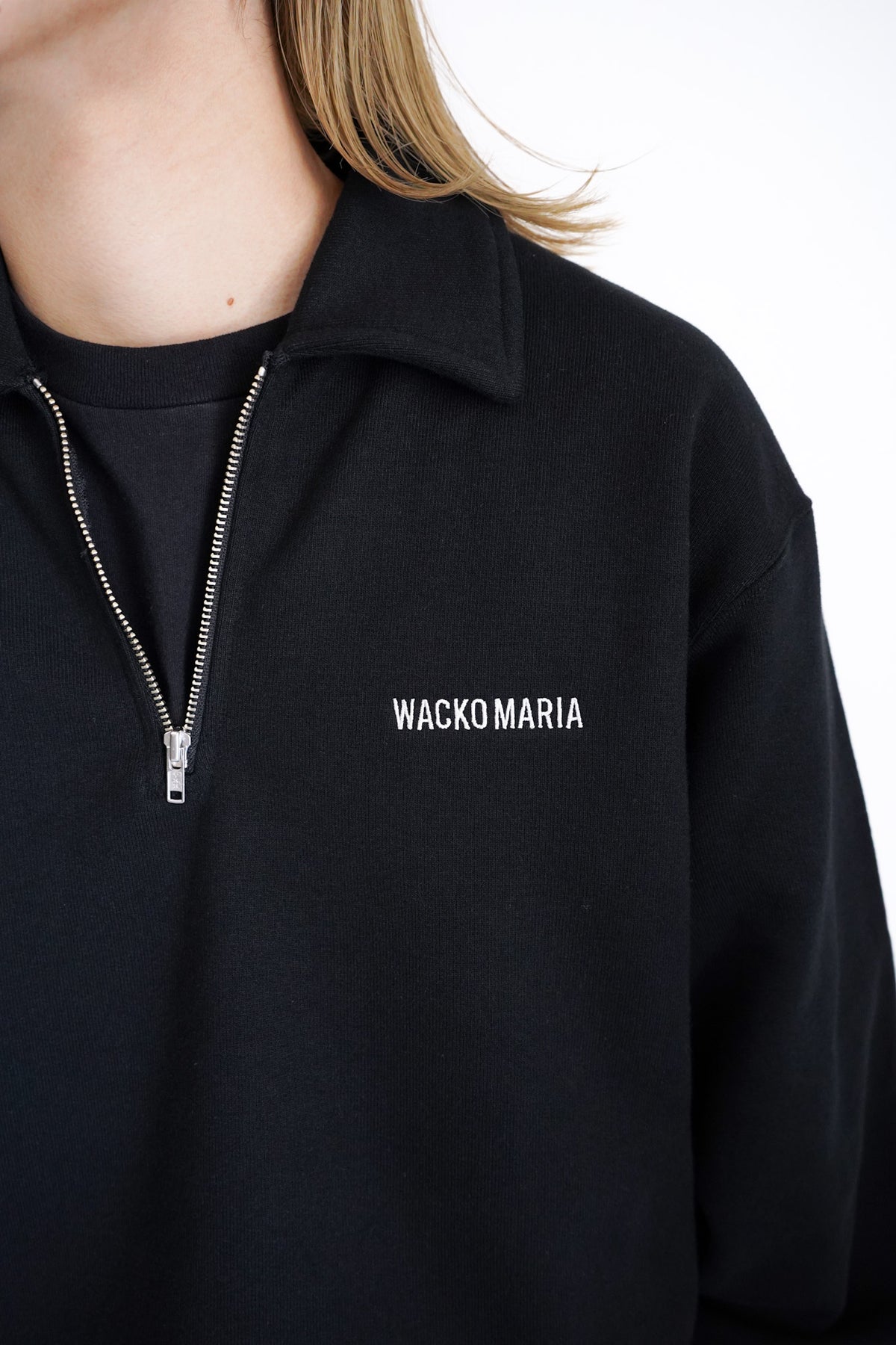 HEAVY WEIGHT PULLOVER HARF ZIP SWEAT SHIRT