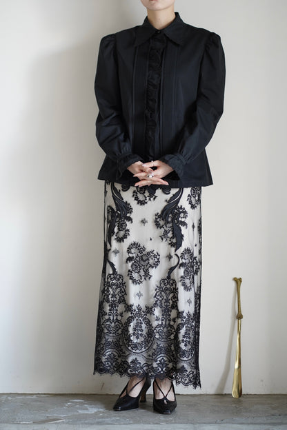 ORGANIC COTTON EMBROIDERED BLOUSE