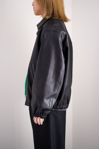 CALF ZIP SHORT JACKET