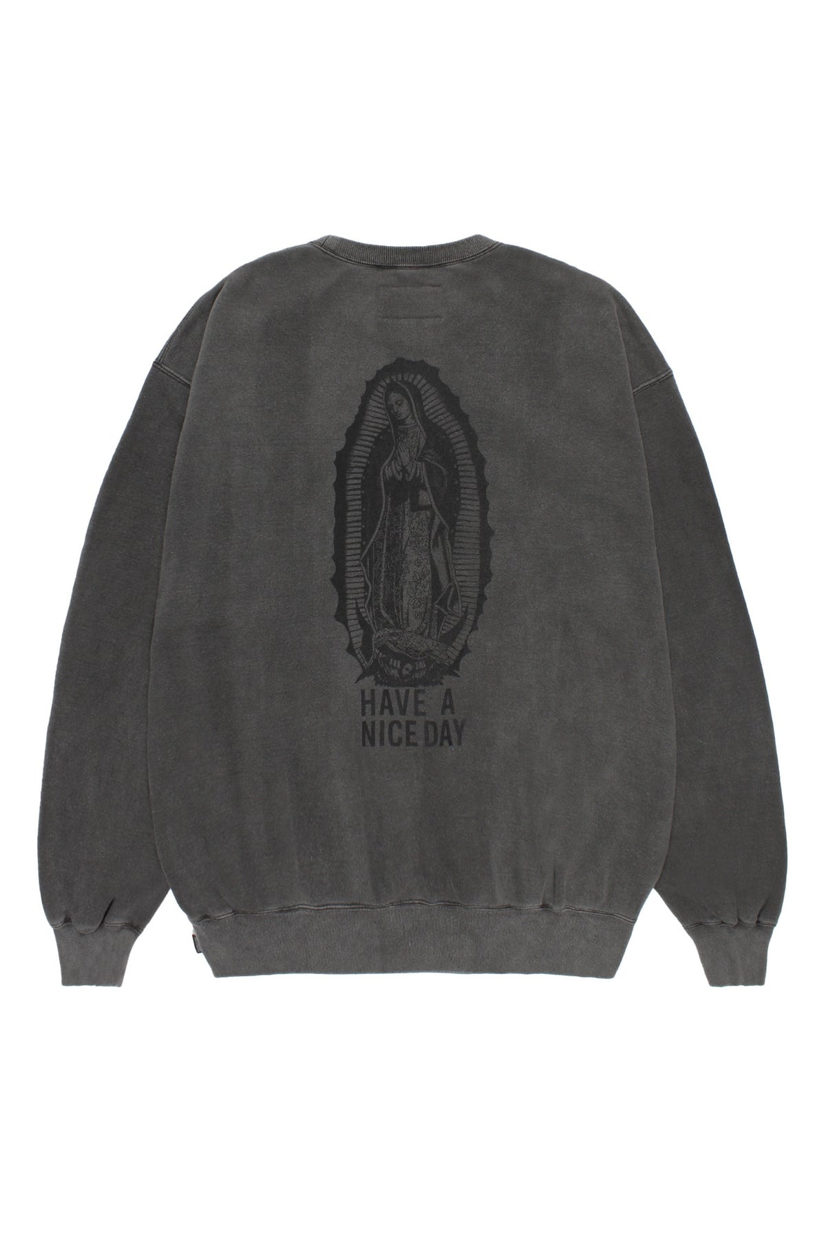 WASHED MIDDLE WEIGHT CREW NECK SWEAT SHIRT ( TYPE-2 )