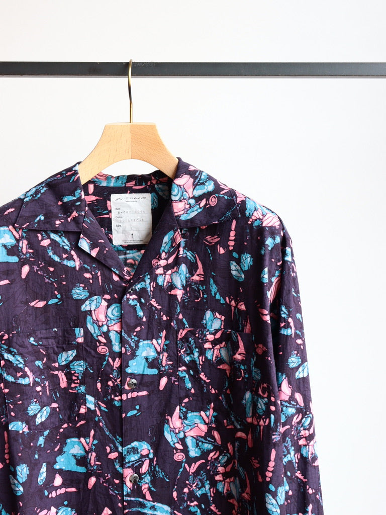 open collar shirt