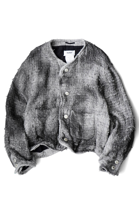 SMOG AIR STAINED TWEED JACKET