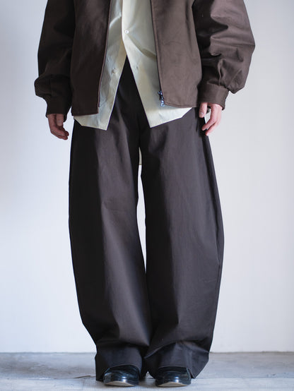 COTTON SATIN ROUND PANTS