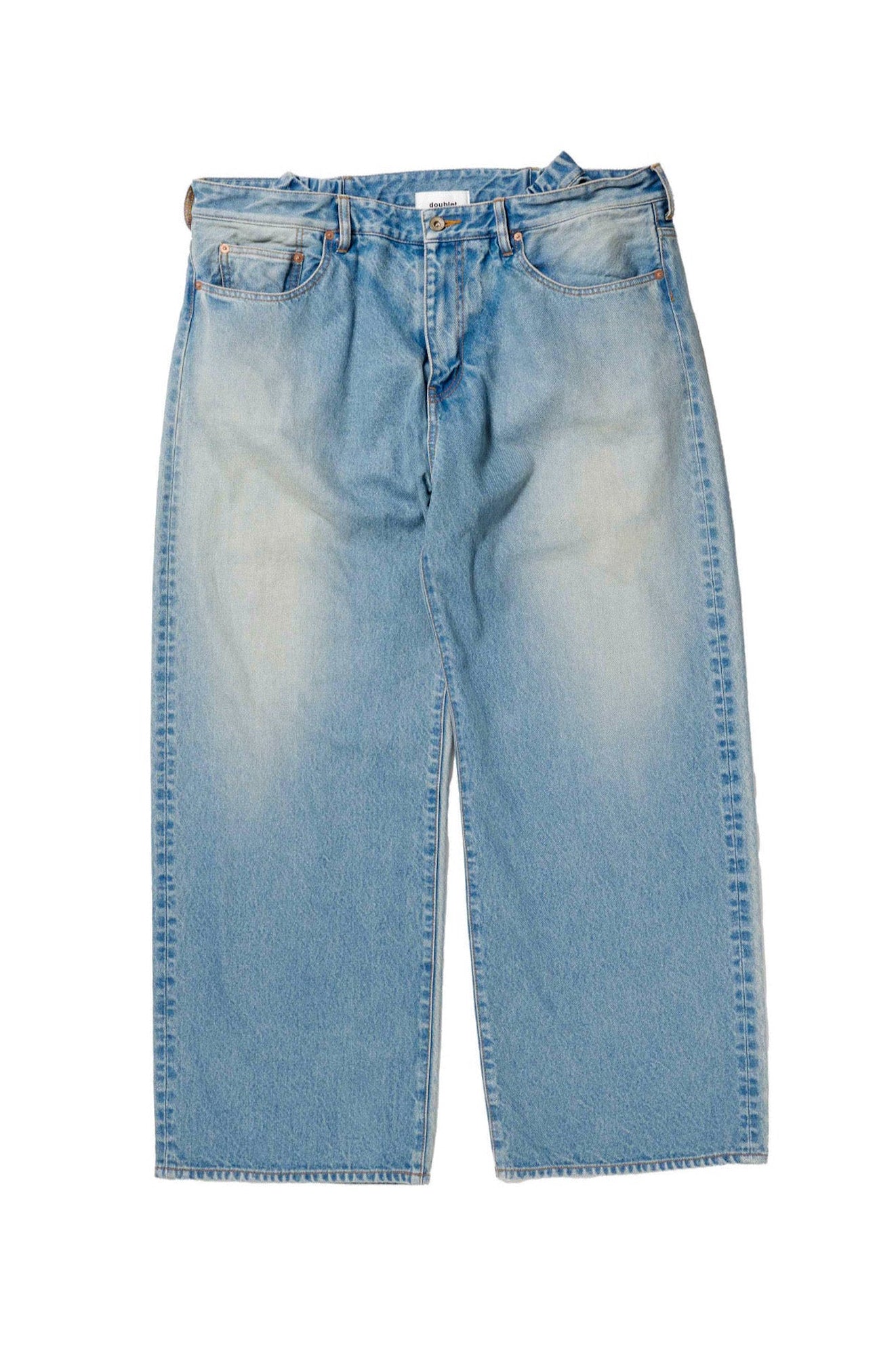 FLOATING WAIST DENIM PANTS
