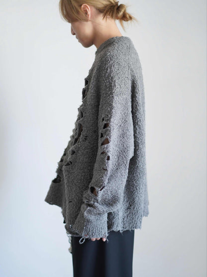RIBCAGE KNIT PULLOVER