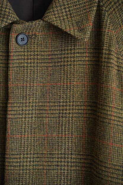 BRITISH TWEED RAGLAN SLEEVE BALMACAAN COAT