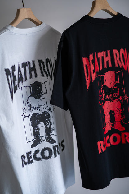 DEATH ROW RECORDS / WASHED HEAVY WEIGHT CREW NECK T-SHIRT