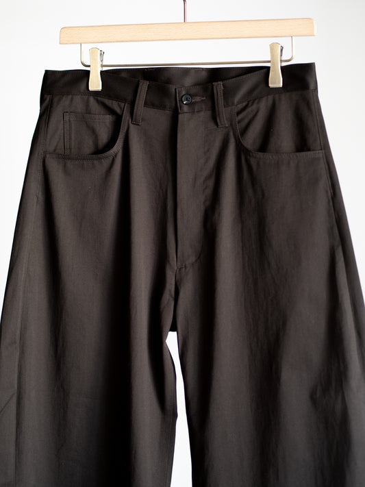 COTTON SATIN ROUND PANTS
