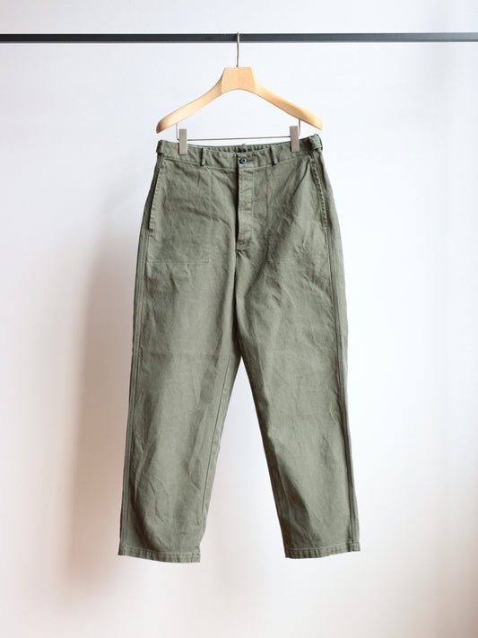TROUSER098 COTTON over dye Nate pants
