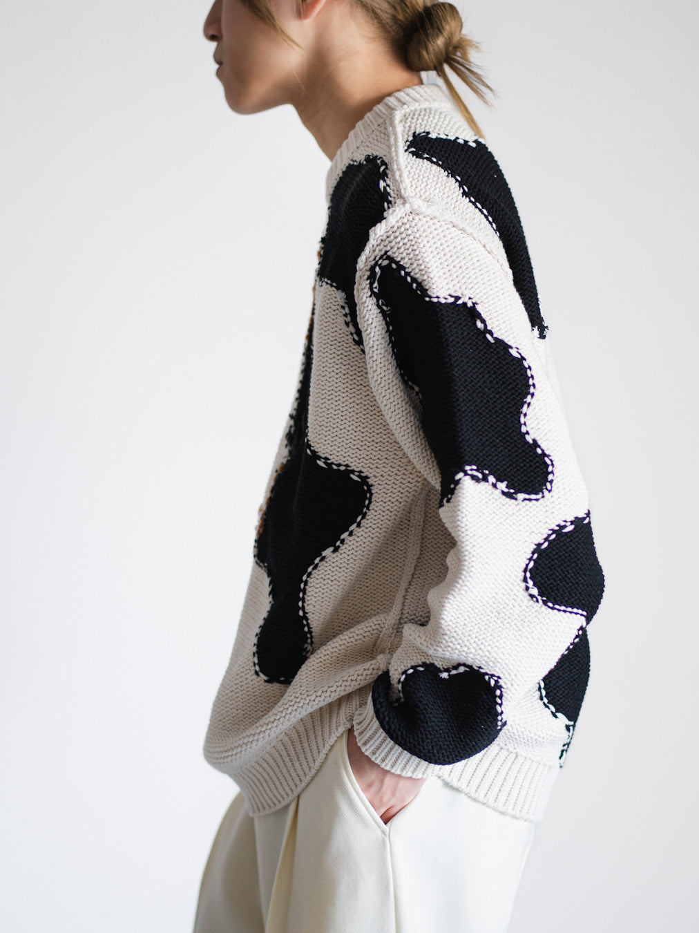 ACTING COW KNIT PULLOVER