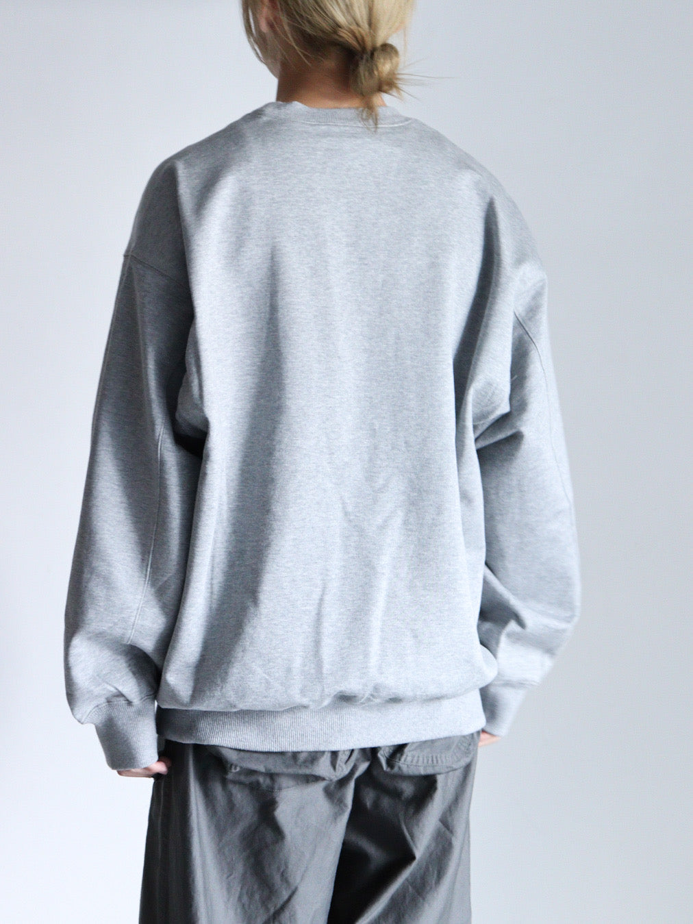 HIGH GAUGE COTTON SWEAT LS
