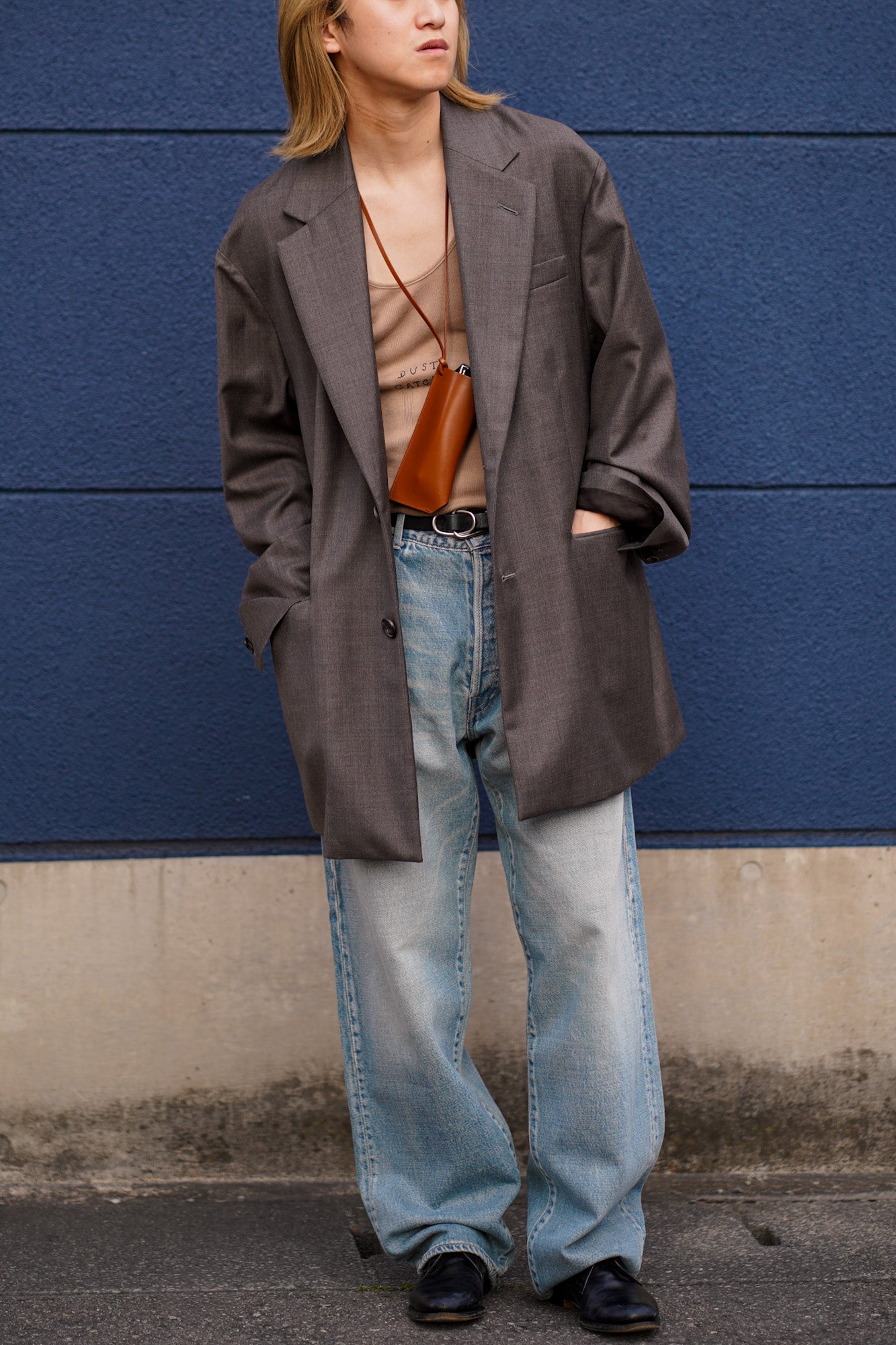 OVERSIZE FIT DENIM PANTS