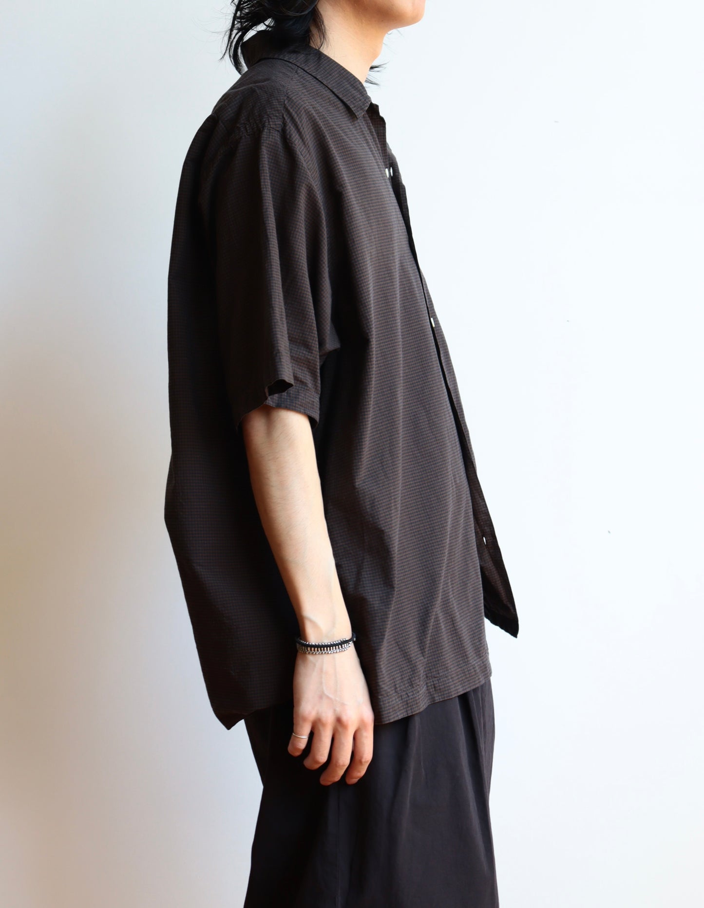 Lawncheck Open Collar Shirts