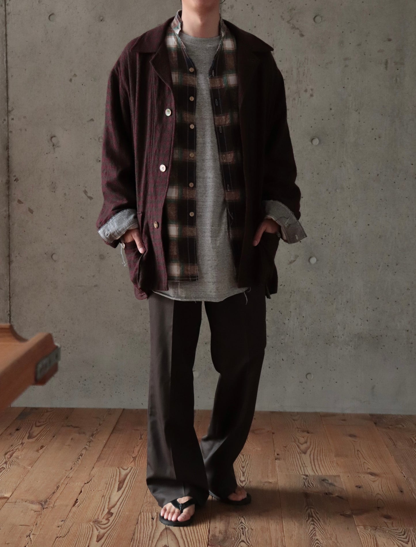 3 buttons shirt jacket