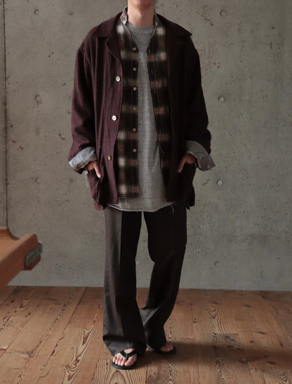 3 buttons shirt jacket