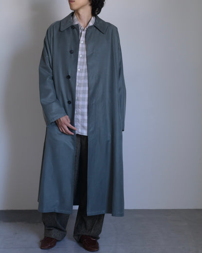 OVERSIZED TRENCH WITH LEATHER PATCH