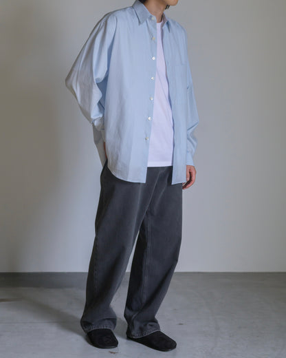 WASHED FINX TWILL BIG SHIRT