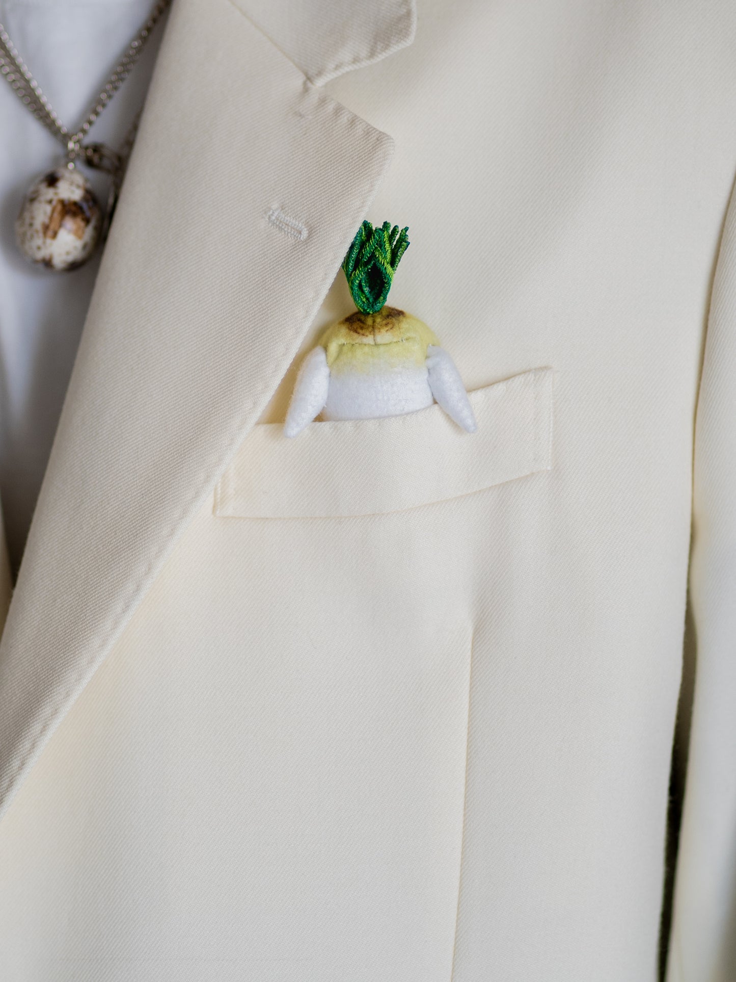 MUD-HAND-PAINTED TAILORED JACKET