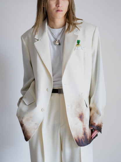 MUD-HAND-PAINTED TAILORED JACKET