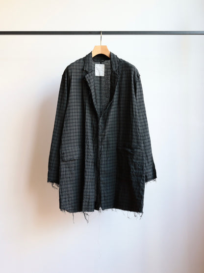 over sized toile coat