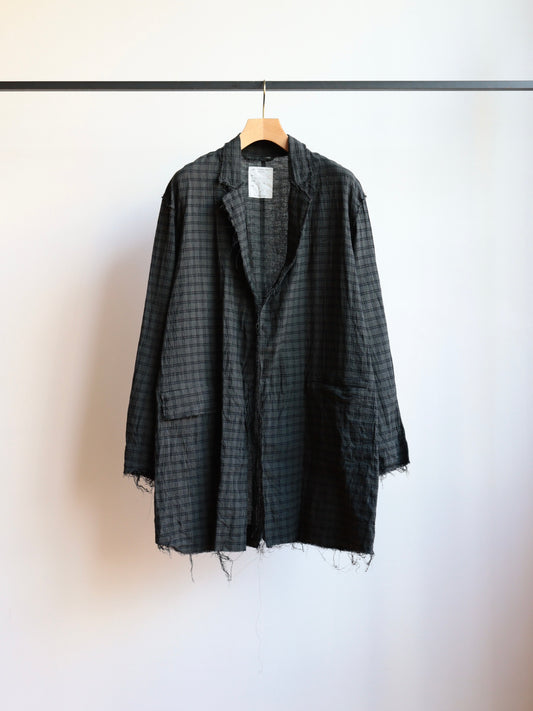 over sized toile coat