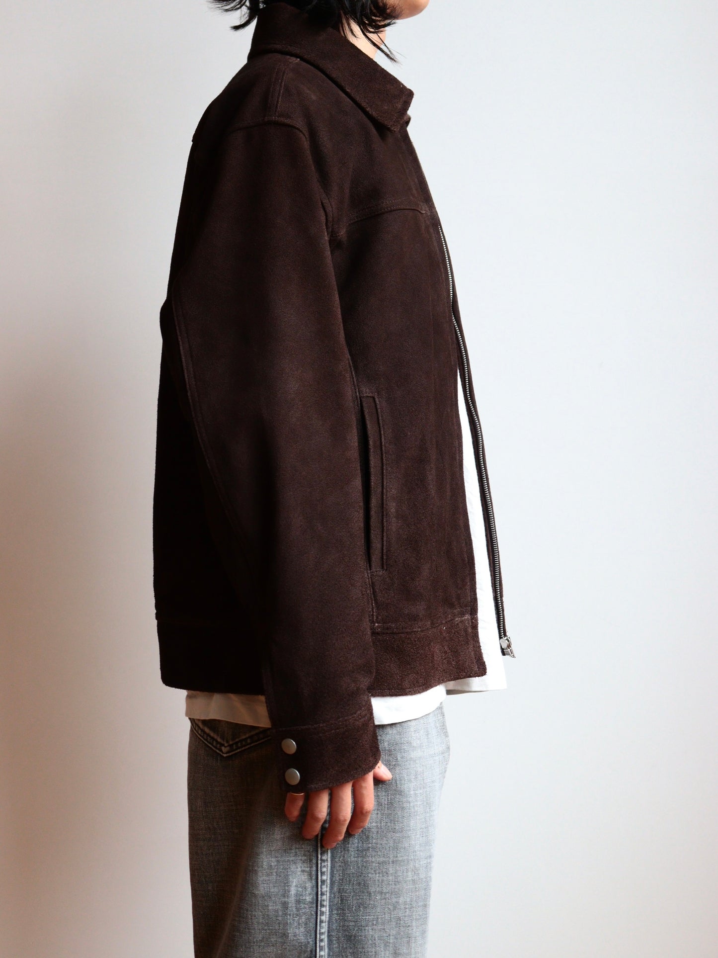 single breasted riders jacket