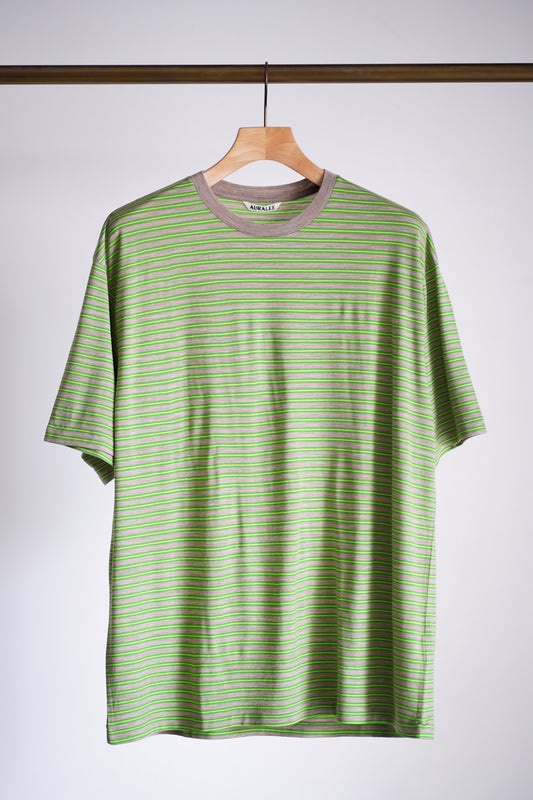 SOFT SMOOTH WOOL STRIPE JERSEY TEE