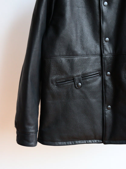 US2515 / LEATHER COACH JACKET