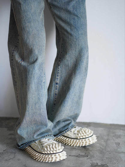 SPIKY CANVAS SNEAKER