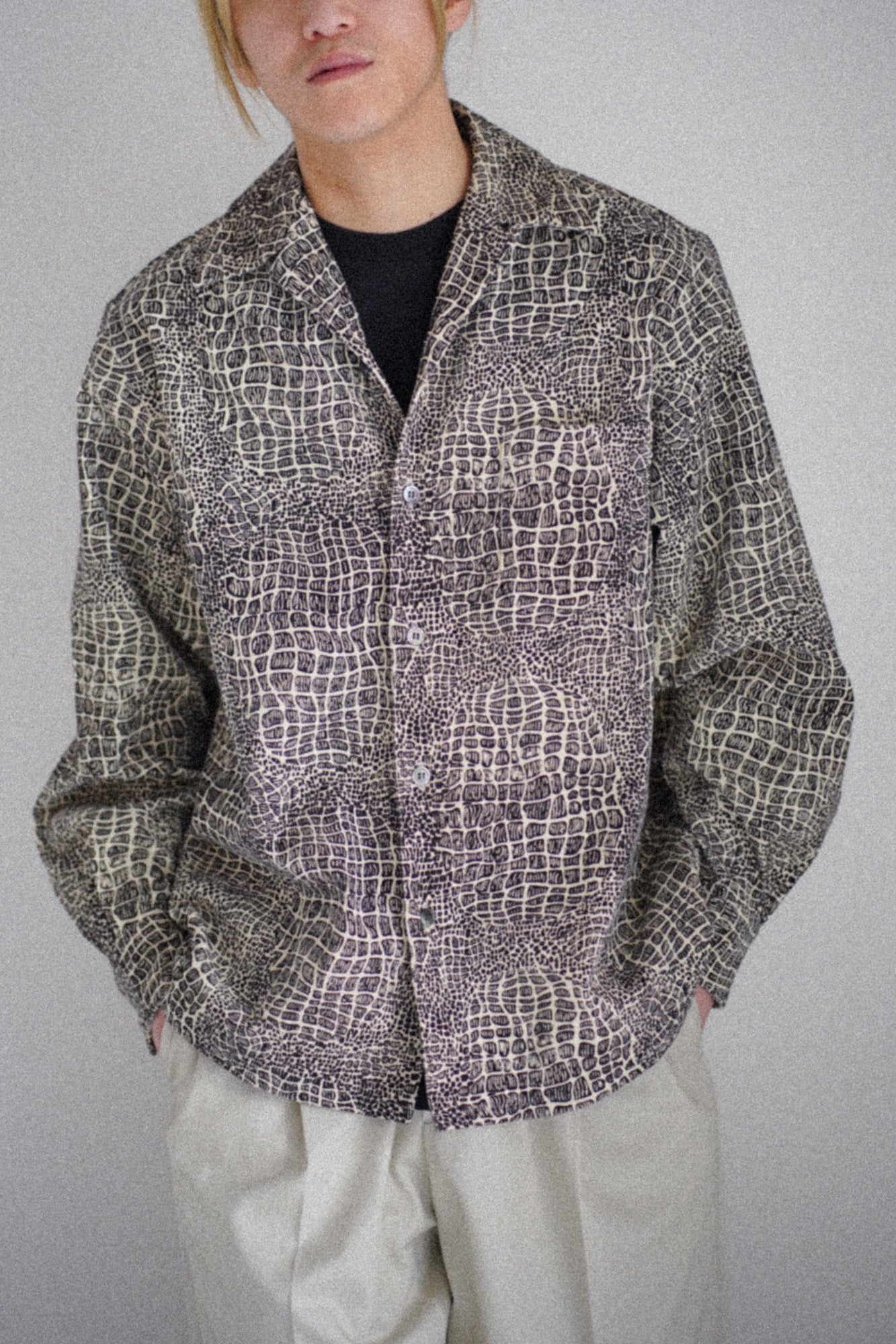 WOLF'S HEAD / 50'S SHIRT L/S ( TYPE-3 )