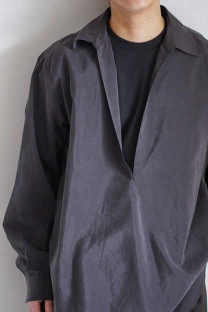 SILK NYLON SKIPPER SHIRT