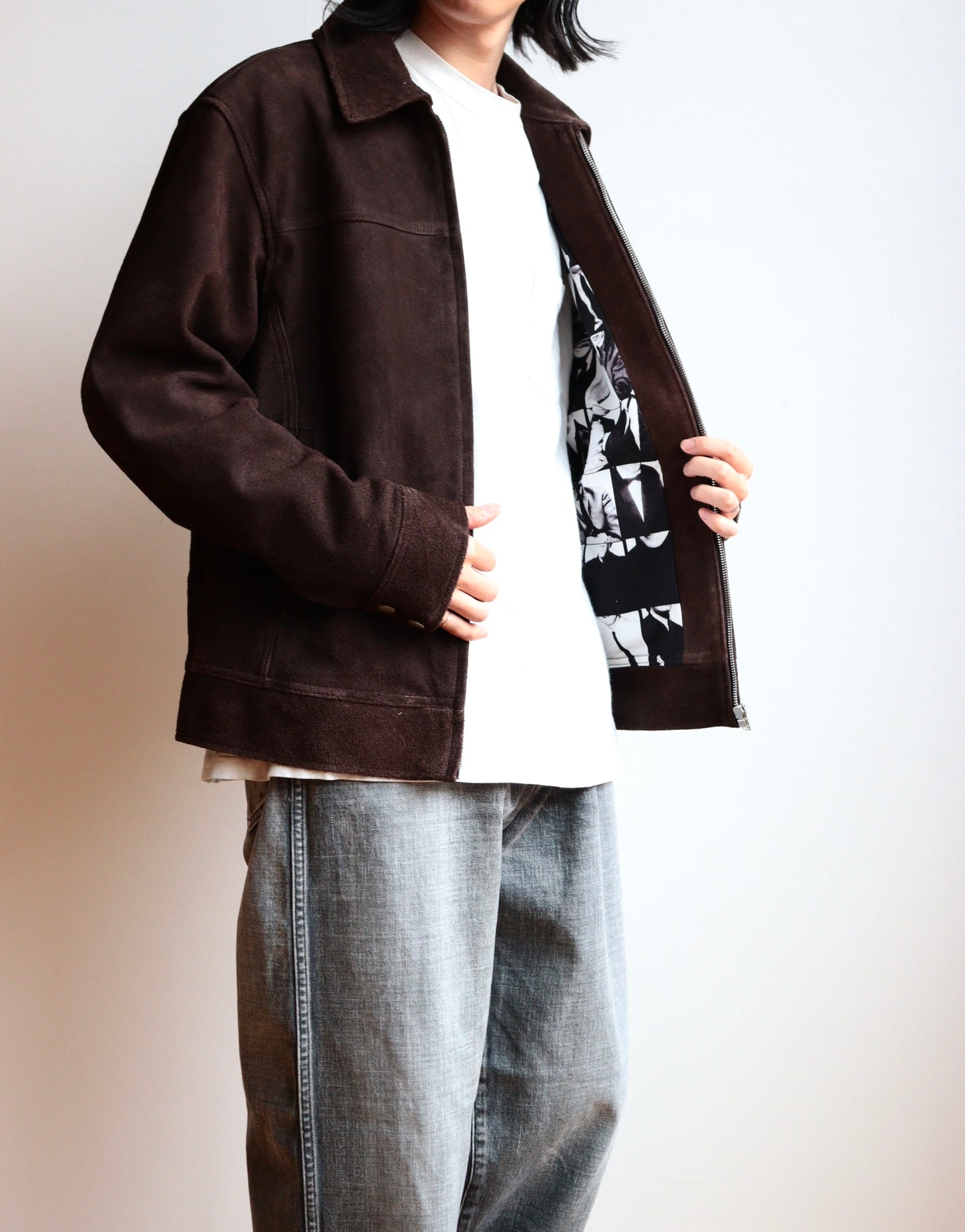 single breasted riders jacket