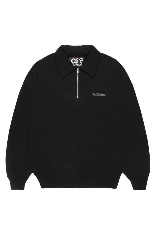 HEAVY WEIGHT PULLOVER HARF ZIP SWEAT SHIRT