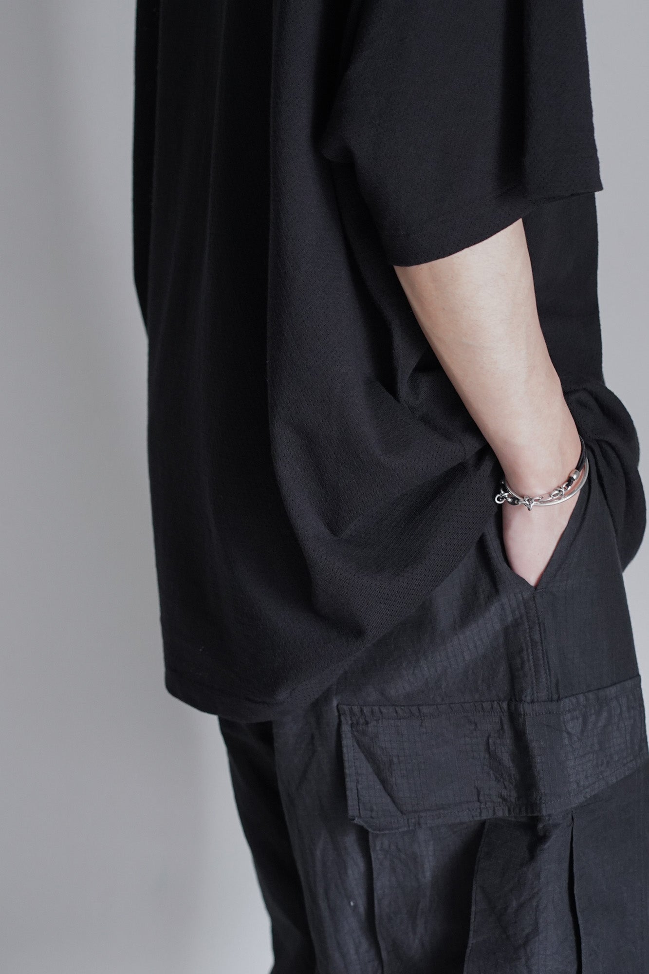 コットンメッシュ 半袖Tシャツ