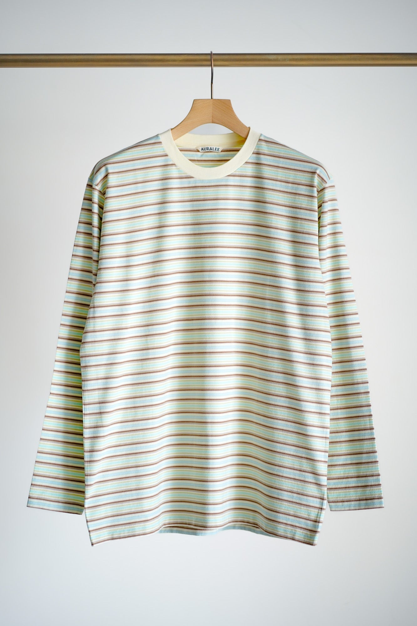 GRADIENT STRIPE JERSEY L/S TEE