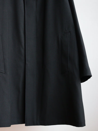 COAT010 Albert / Black Gabardine