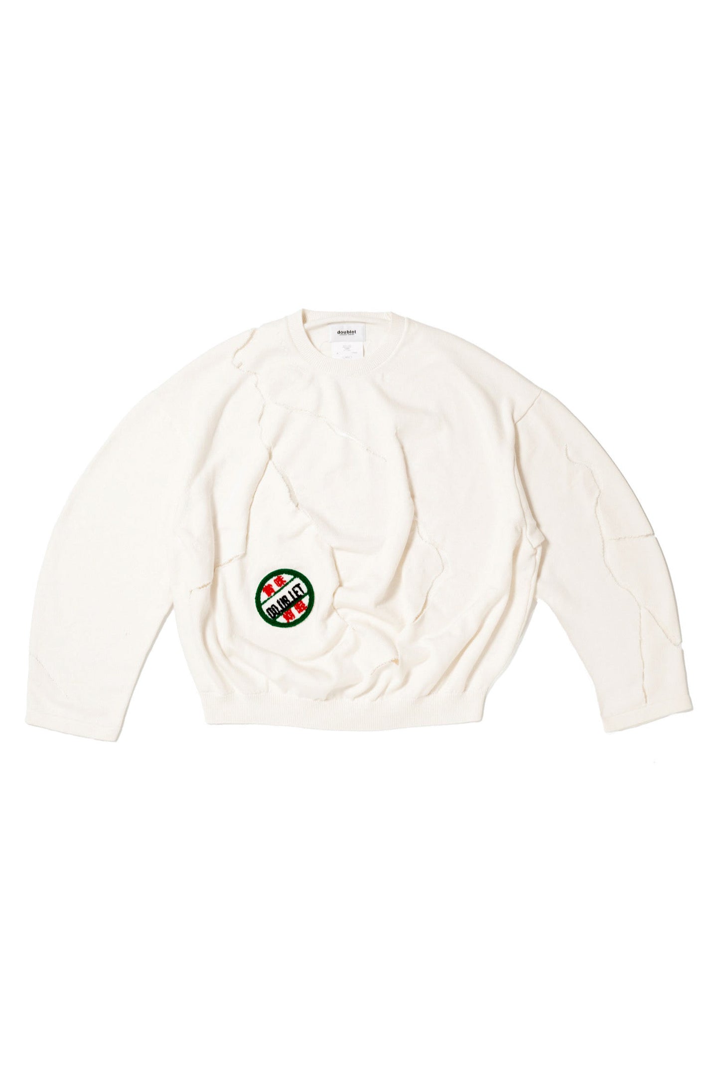 CRACKED EGG KNIT PULLOVER