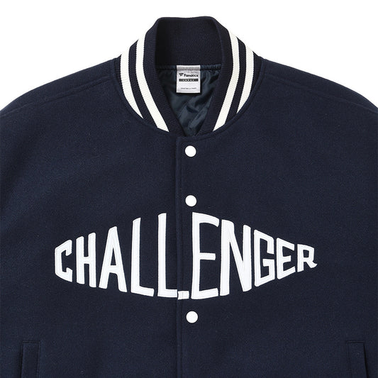 LOGO MELTON STADIUM JACKET