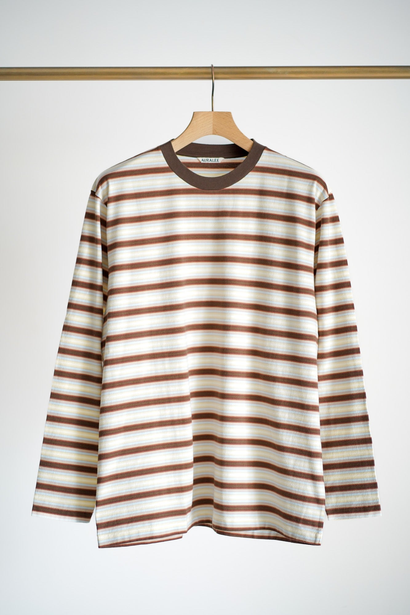 GRADIENT STRIPE JERSEY L/S TEE