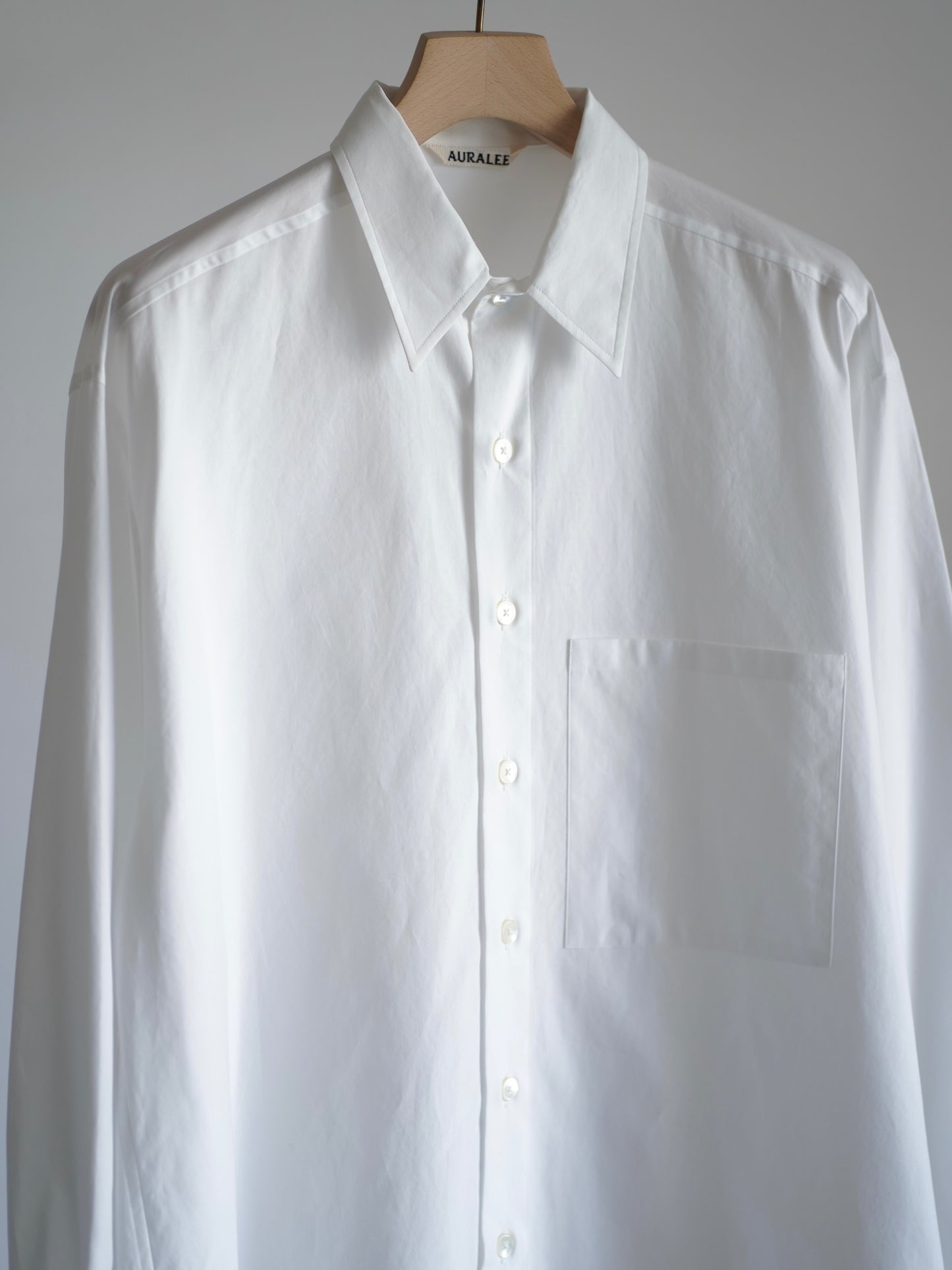 WASHED FINX TWILL BIG SHIRT