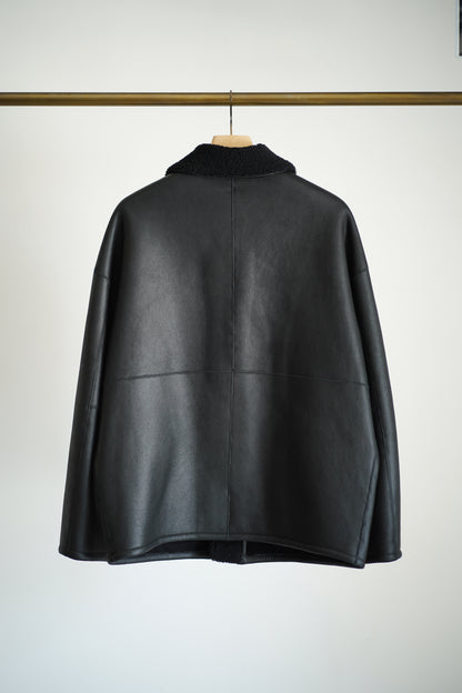 MERINO MOUTON ZIP BLOUSON